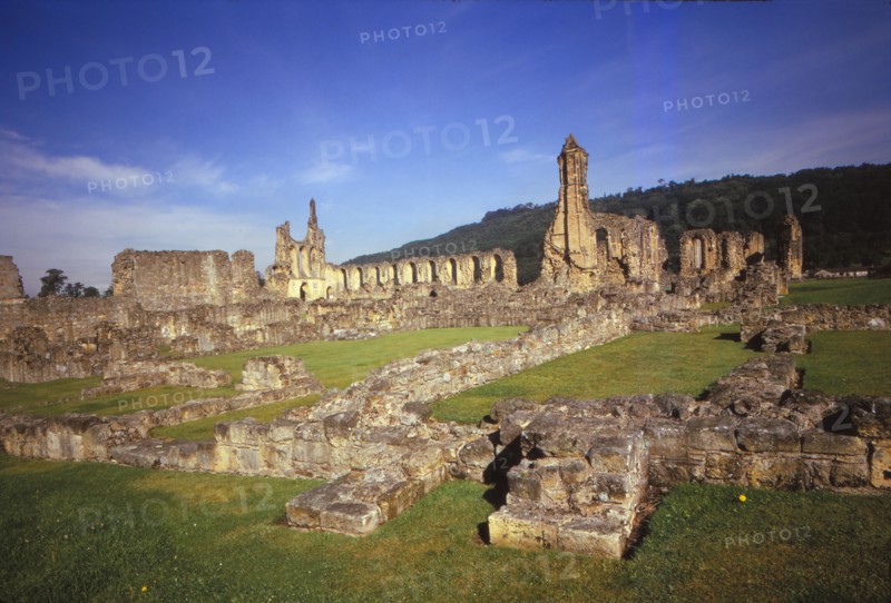 Byland Abbey, Yorkshire, 20th century. Artist: CM Dixon.