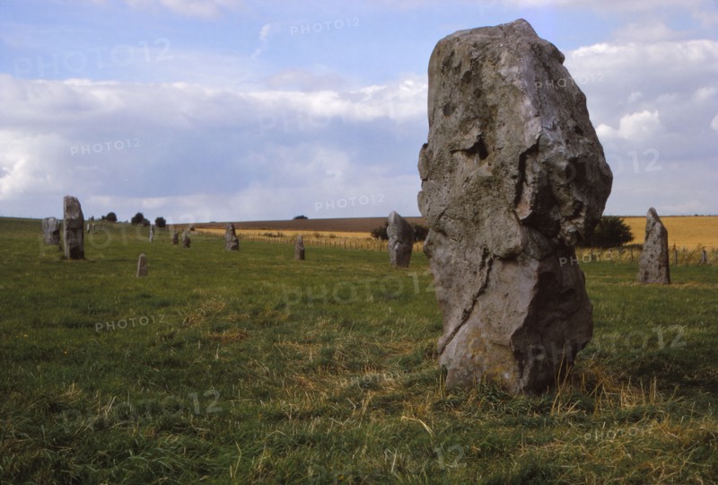 The Avenue, leading to the Stone Circle, Avebury, Wiltshire, 20th century. Artist: Unknown.