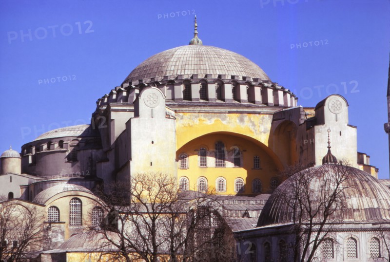 Church of Sancta Sophia built AD 532-537 by Justinian, Istanbul, Turkey, 20th century. Artist: CM Dixon.