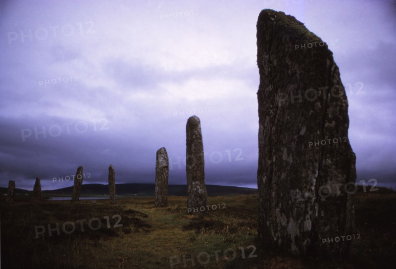 Ring of Brodgar, Megalithic Stone Circle, c. 3rd millennium BC, Stenness, Orkney, 20th century. Artist: CM Dixon.