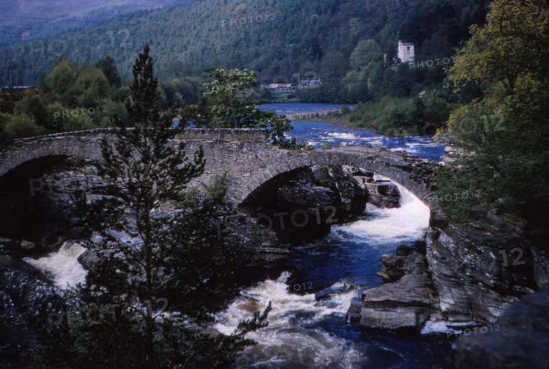 Old Bridge, Invermoriston, Invernessshire, Scotland, 20th century. Artist: CM Dixon.