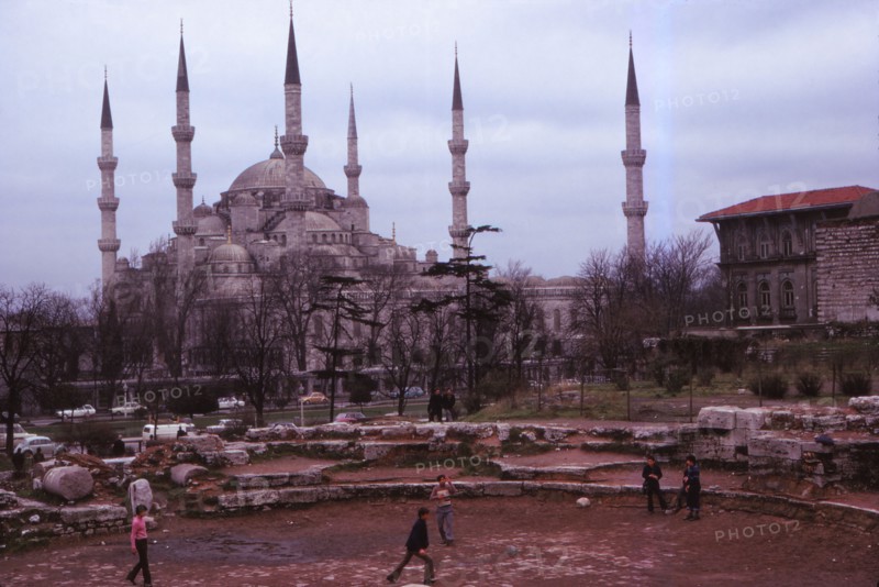 Sultan Ahmed Mosque (Blu Mosque), built 1609-1616 AD, Istanbul, c1970. Artist: CM Dixon.