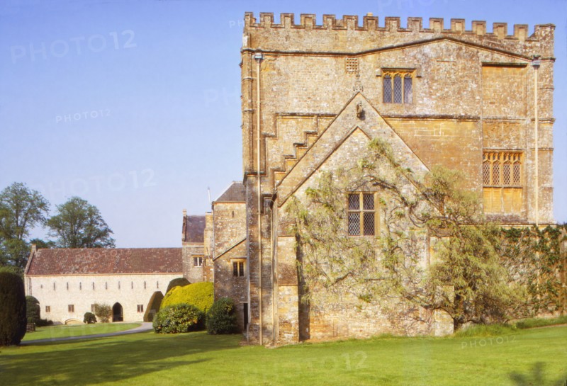 West facade of Forde Abbey, Dorset, 20th century. Artist: CM Dixon.