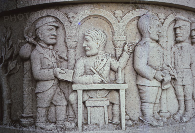 Waggoners Memorial, Sledmere, East Yorkshire, England, 20th century.