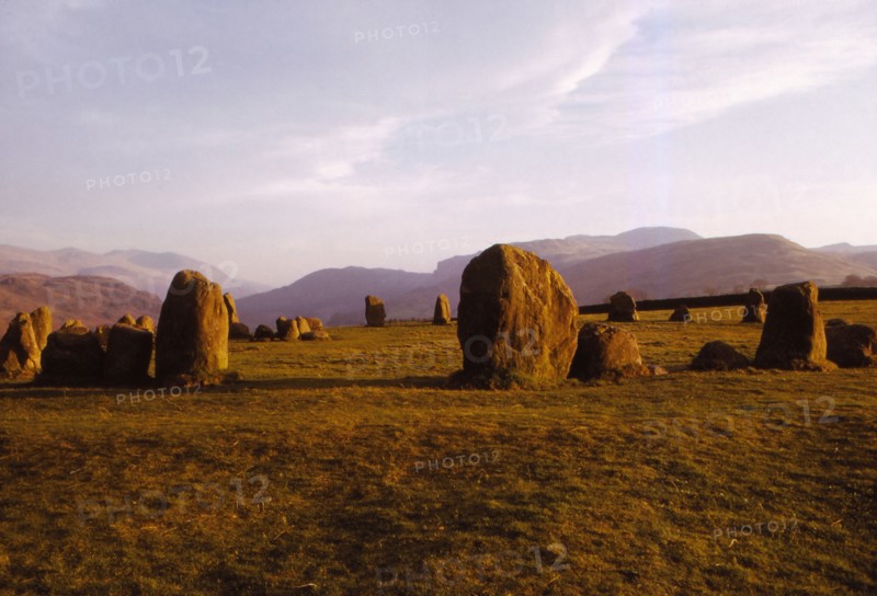 Castlerigg Stone Circle near Keswick, Cumberland, England, 20th century. Artist: CM Dixon.