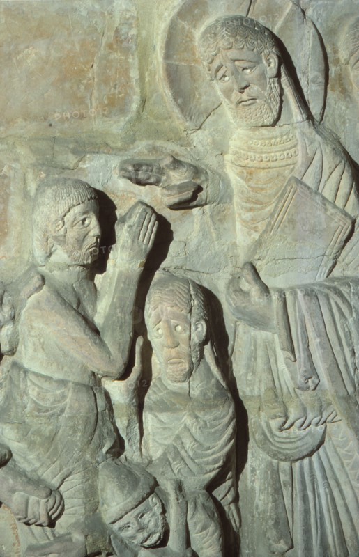 Detail of Christ in Chichester Cathedral, Sussex, England, 20th century. Artist: CM Dixon.