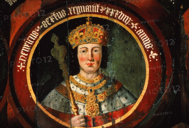 Painting of King Henry VI of England (1422-1461) at Chichester Cathedral, England, 20th century. Artist: CM Dixon.