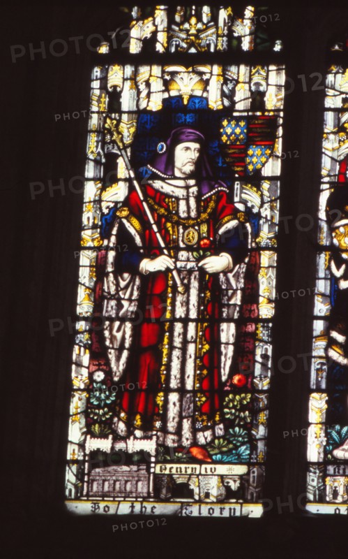 Stained glass window King Henry IV of England (1367-1413), Canterbury Cathedral, 20th century. Artist: CM Dixon.