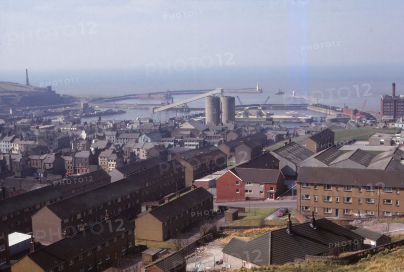 Whitehaven, Harbour from the East, Cumberland, 20th century. Artist: CM Dixon.