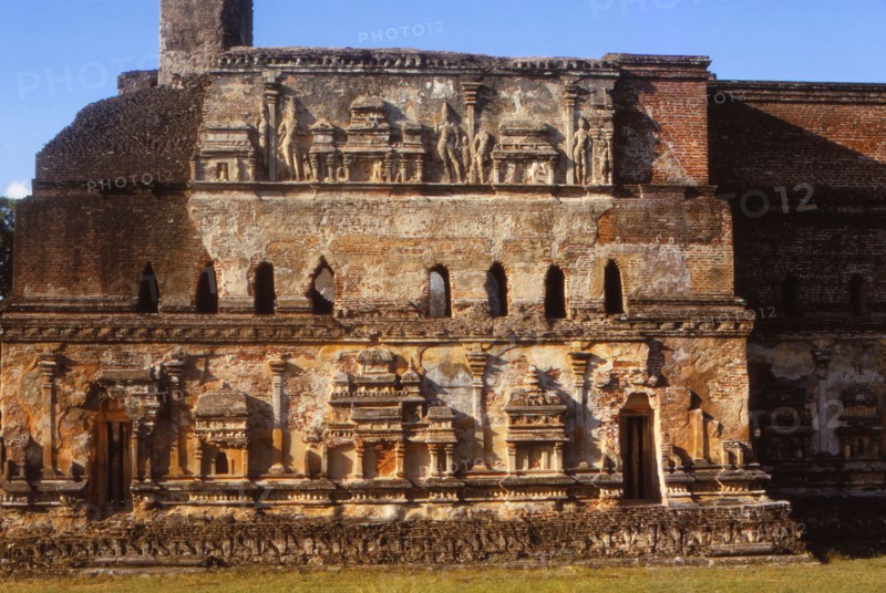 12th century Lankatilaka, Polonnaruwa, Sri Lanka. 20th century. Artist: CM Dixon.
