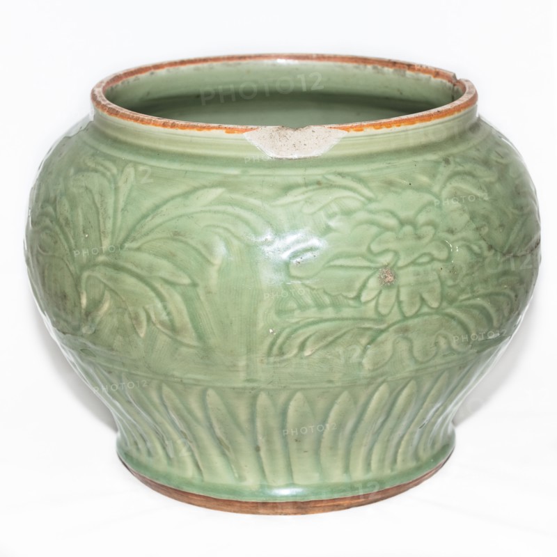 Longquan celadon jar, 14th century. Artist: Unknown.