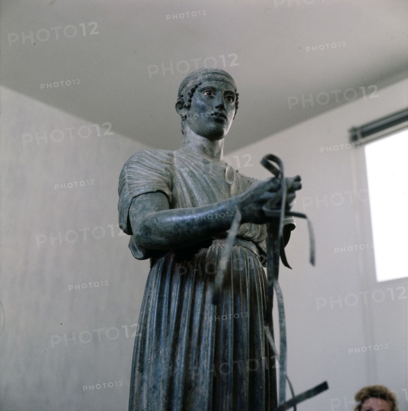 The Charioteer Bronze, Delphi, Greece, c475BC-470 BC. Artist: Unknown.