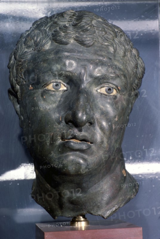 Bronze Greek Portrait head of a man, late Hellenistic Period, c1st century BC.  Artist: Unknown.