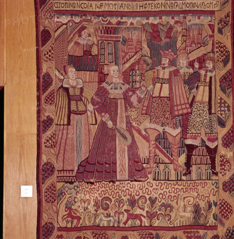 Norwegian Tapestry from Gudbrandsdal, dated 1620s Artist: Unknown.