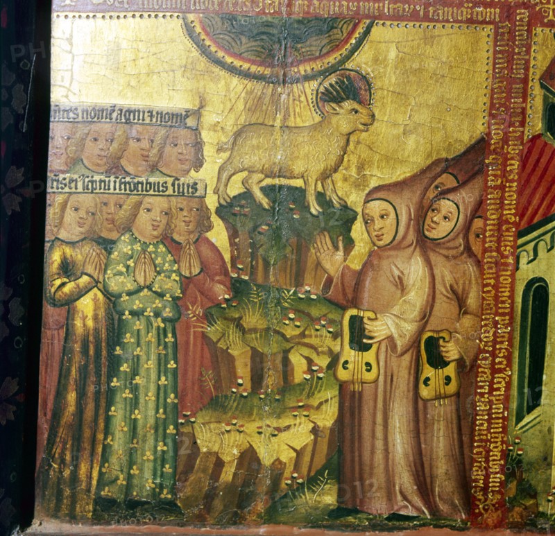 The Lamb of Mount Zion, 14th-15th century.  Artist: Master Bertram of Hamburg.