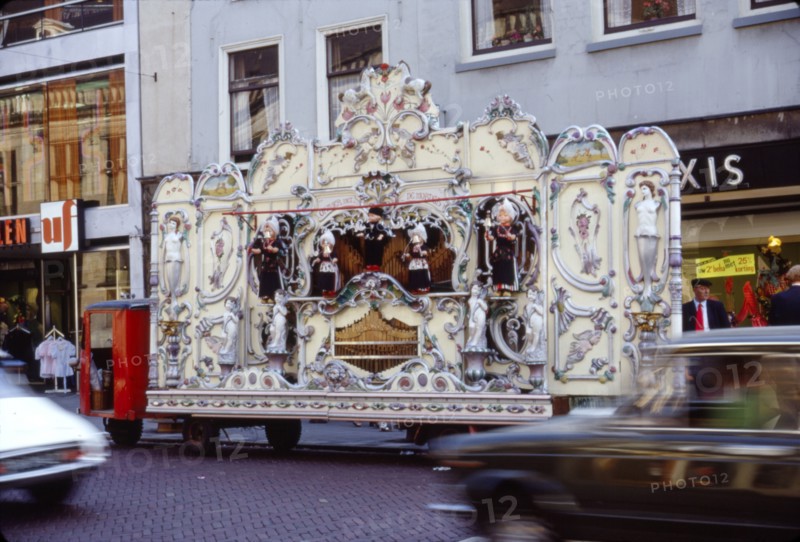 Street Organ in Dutch Town, Holland, 20th century. Artist: Unknown.