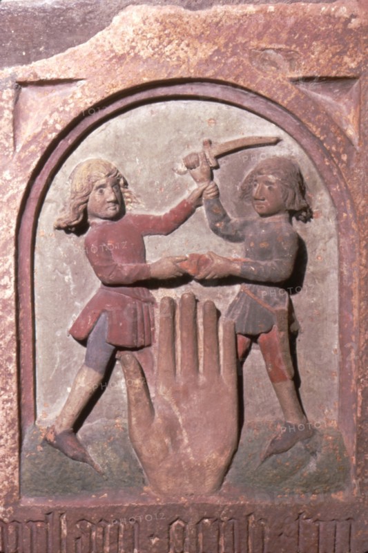 'Thou shall not kill',  The Ten Commandments, c20th century.  Artist: Unknown.
