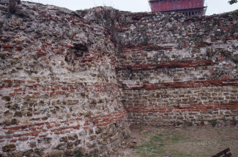 Part of Roman City Wall near Balkern Gate, Colchester, Essex, England, c20th century. Artist: CM Dixon.