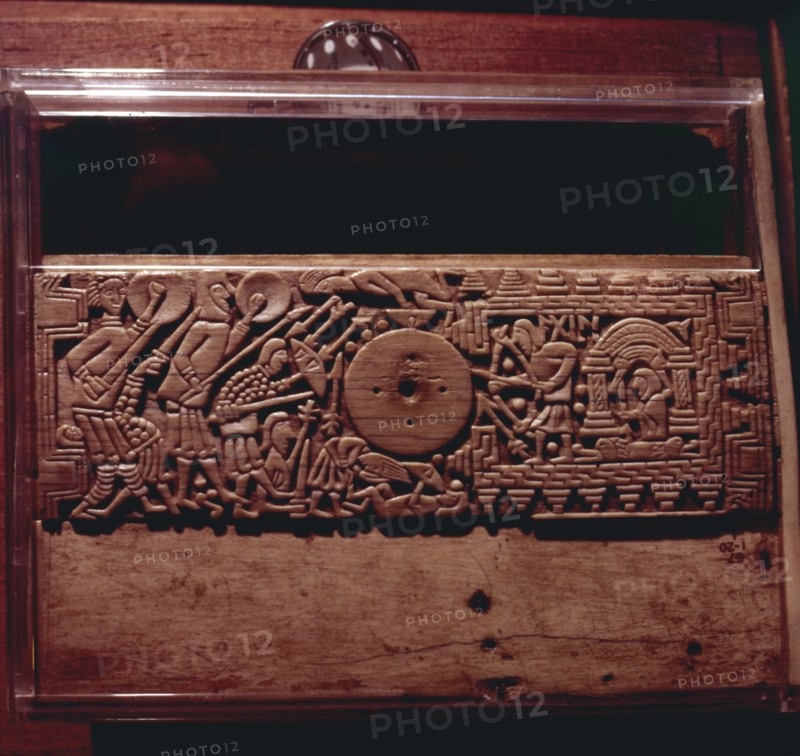 Detail from Franks Casket', whalebone Northumbrian work, c700. Artist: Unknown.
