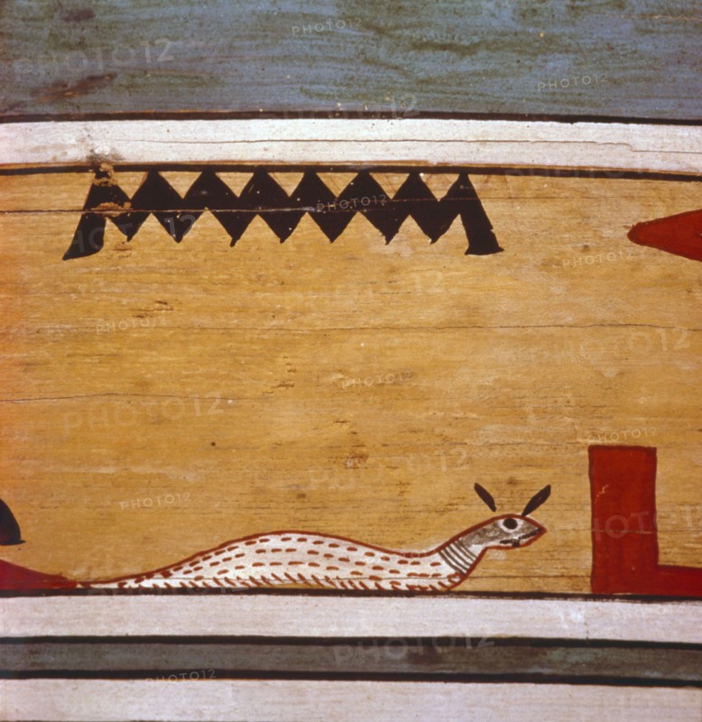 Egyptian Hieroglyphs inside outer coffin of steward, Seni from El Bersha, Egypt, c2000 BC Artist: Unknown.