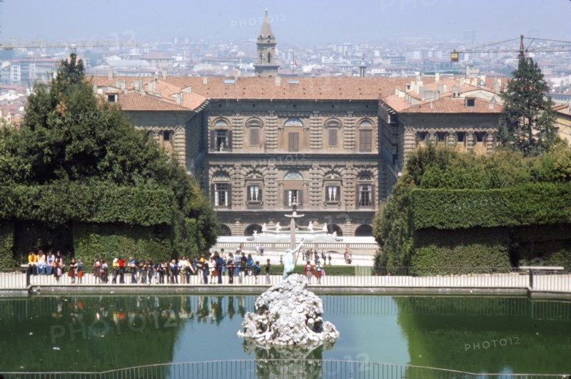 Pitti Palace and the Boboli Gardens in August, Florence, Italy, c20th century.  Artist: Unknown.