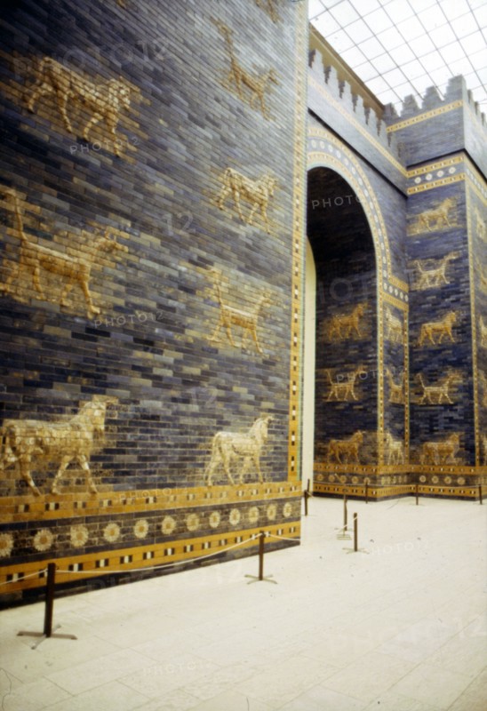 Ishtar Gate, Babylon, 575 BC, (c20th century). Artist: Unknown.