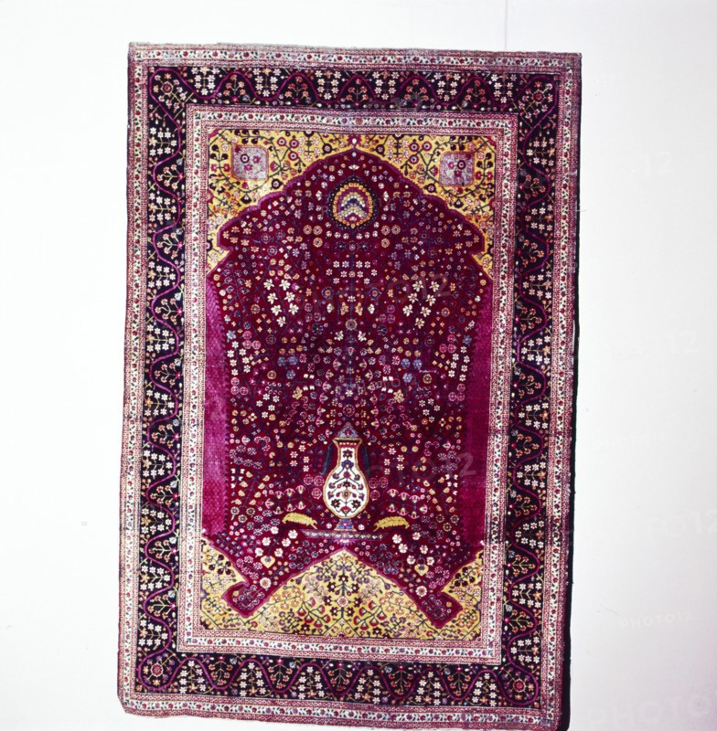 South Persian Prayer Rug, 18th century. Artist: Unknown.