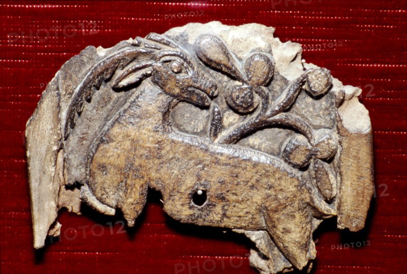 Coptic Woodcarving of Antelope, 5th century. Artist: Unknown.
