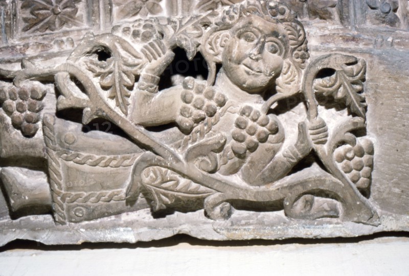 Dionysos, Limestone relief, Ahnassia El-Medina, Beni-Souef, 3rd Century.  Artist: Unknown.