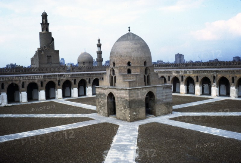 Mosque of Ibn Tulun, Built AD 876-879, Cairo, c20th century. Artist: CM Dixon.