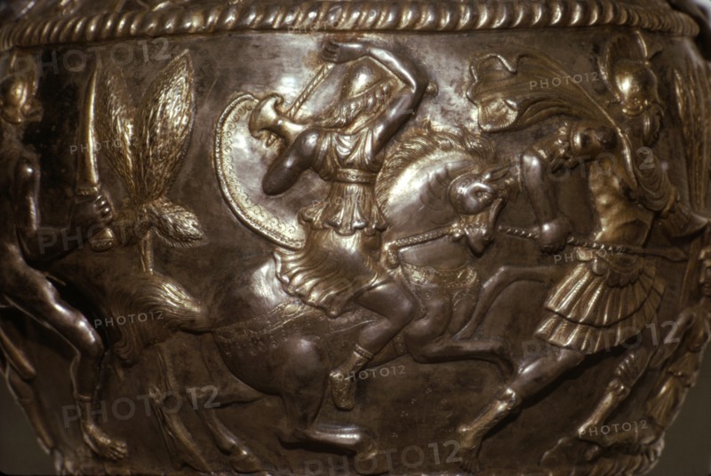 Silver Bowl from a Sarmatian Tomb, 4th-5th century. Artist: Unknown.