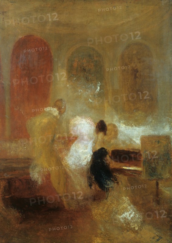 'Music Party, East Cowes Castle', c1835. Artist: JMW Turner