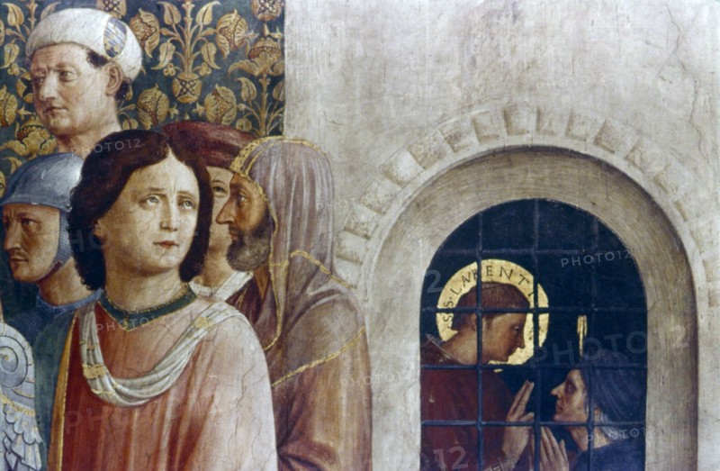 The Judgement of St Laurence' (detail), mid 15th century. Artist: Fra Angelico
