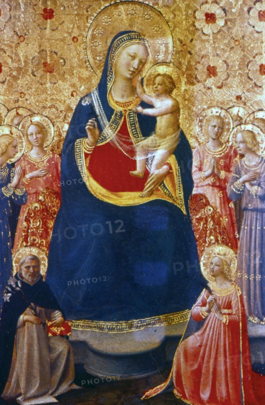 'Madonna and Child with Saints', mid 15th century.  Artist: Fra Angelico