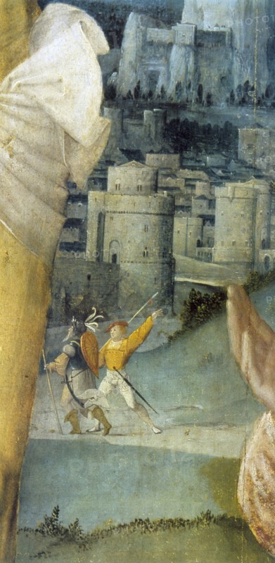 Detail from the altarpiece of St Anthony, 16th century. Artist: Anon