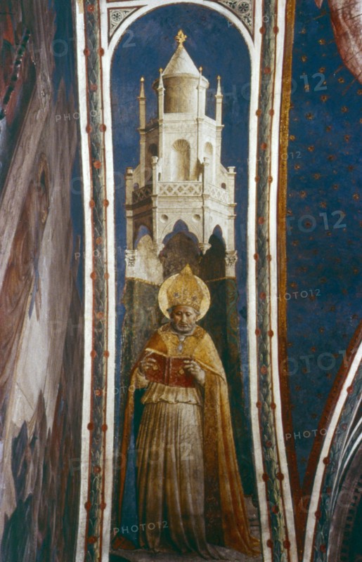 'St Ambrose', mid 15th century. Artist: Fra Angelico