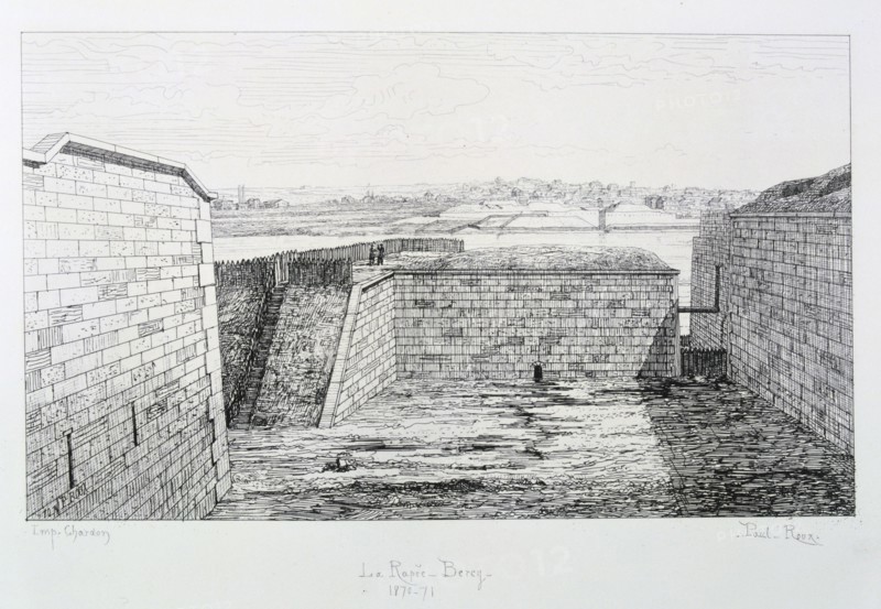 La Rapee-Bercy, Siege of Paris, 1870-1871.  Artist: Paul Roux