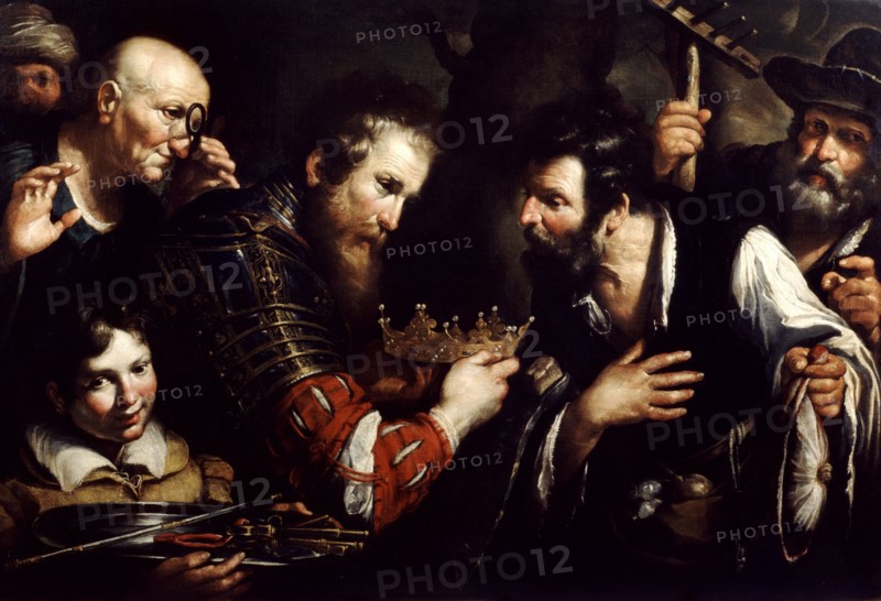 'Alexander the Great Restoring the Throne Usurped by Abdolomino', 17th century. Artist: Bernardo Strozzi