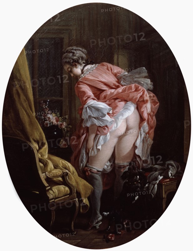 'The Raised Skirt', 1742. Artist: François Boucher