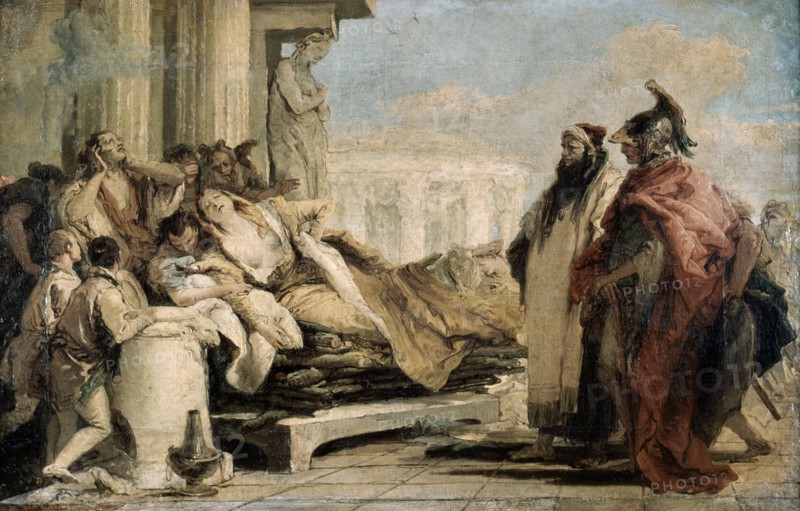 'Death of the Dido', 1757.  Artist: Giovanni Battista Tiepolo