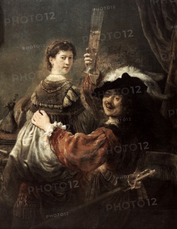 'The Prodigal Son in the Tavern' (Rembrandt and Saskia), c1635.  Artist: Rembrandt Harmensz van Rijn