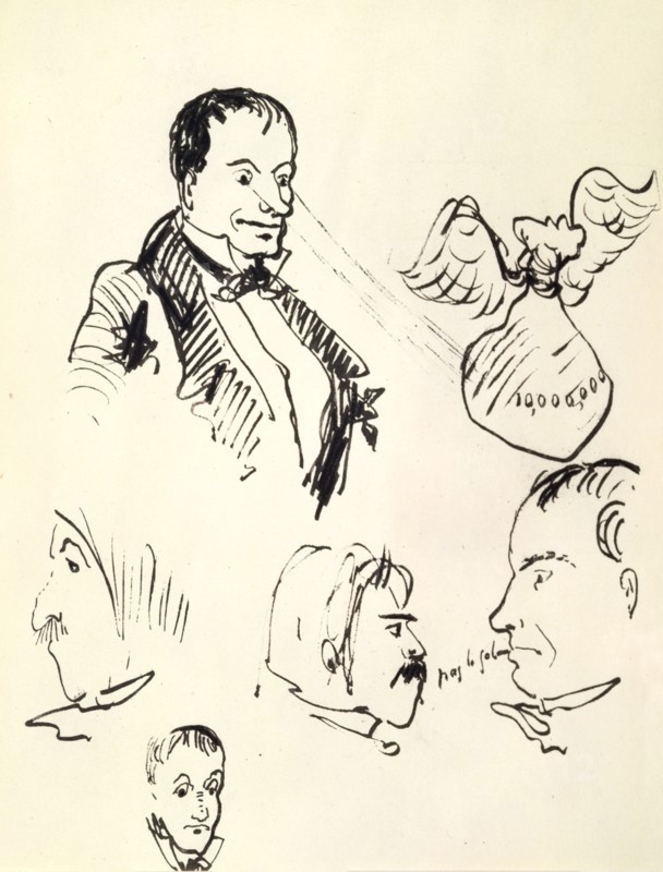 'Self-portrait', c1850-1867. Artist: Charles Pierre Baudelaire