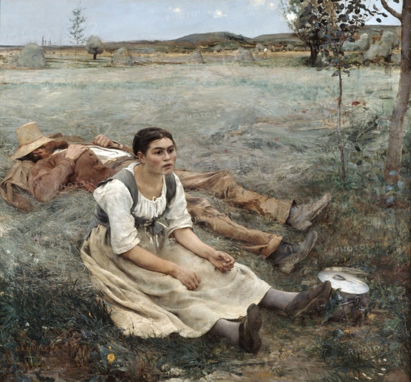 'The Haymakers', 1880. Artist: Jules Bastien-Lepage