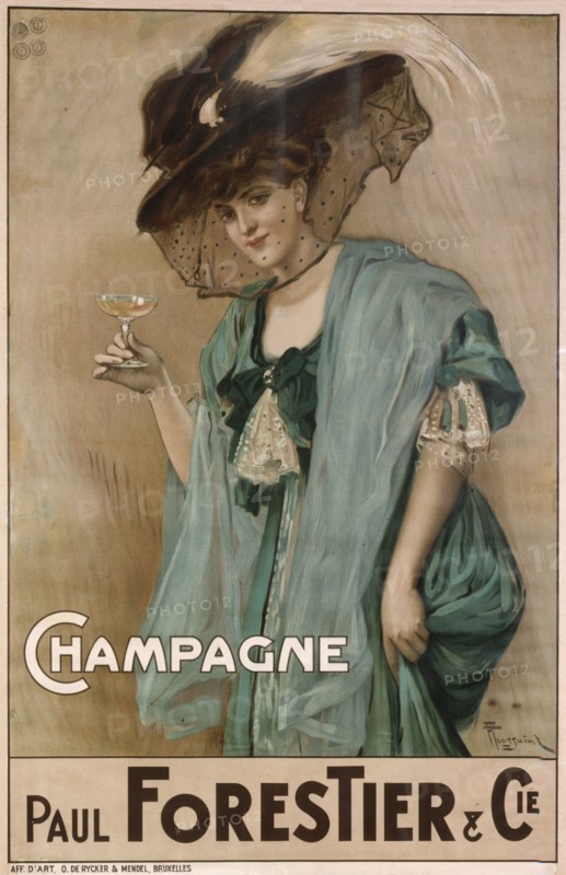 'Champagne', 19th century.  Creator: Nicolas-Toussaint Charlet.