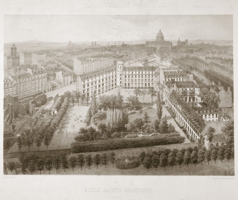 Ecole Sainte Genevieve, Paris, 1867. Artist: Anon