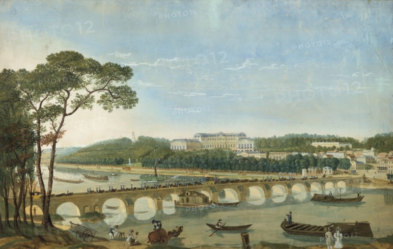 Visit of King Francis I and the Queen of Naples to Charles X at St Cloud, May 1830 (19th century). Artist: Anon