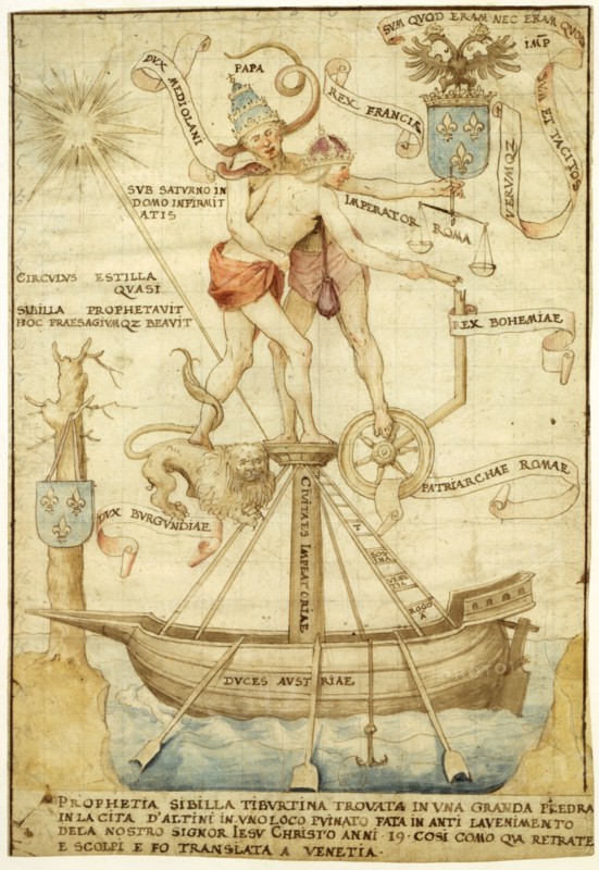 The fight against the Papacy and the Empire, 16th century. Artist: Unknown