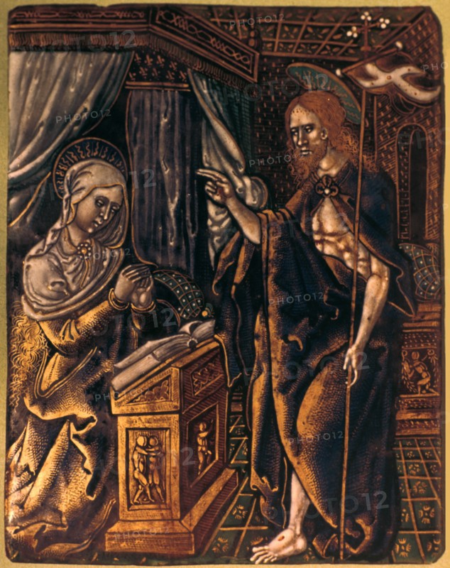 'The Annunciation', 16th century. Artist: Anon
