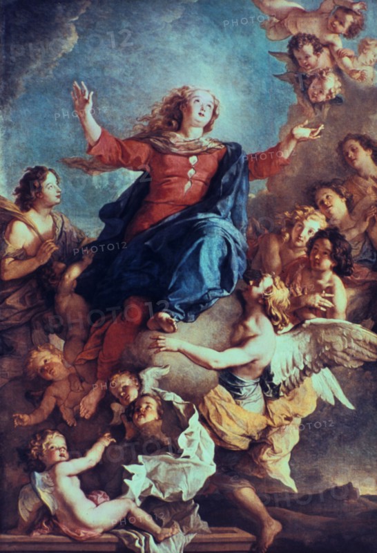 'The Assumption of the Virgin', 17th/early 18th century. Artist: Charles de la Fosse
