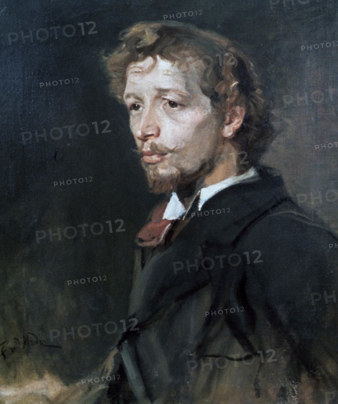 'Portrait of a Young Man', c1880. Artist: Fritz Karl Hermann von Uhde